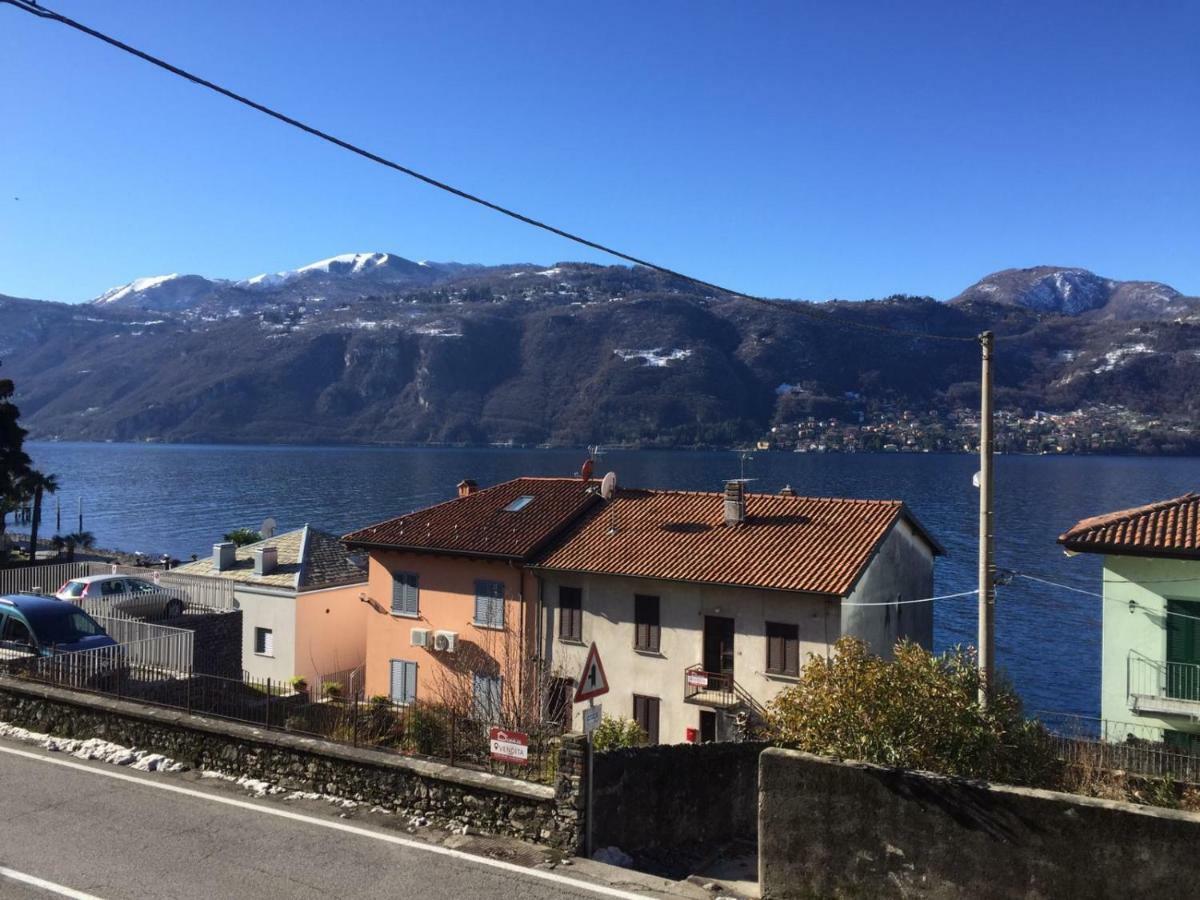 In centro Ca' Leandro Vista lago Lierna Exterior foto